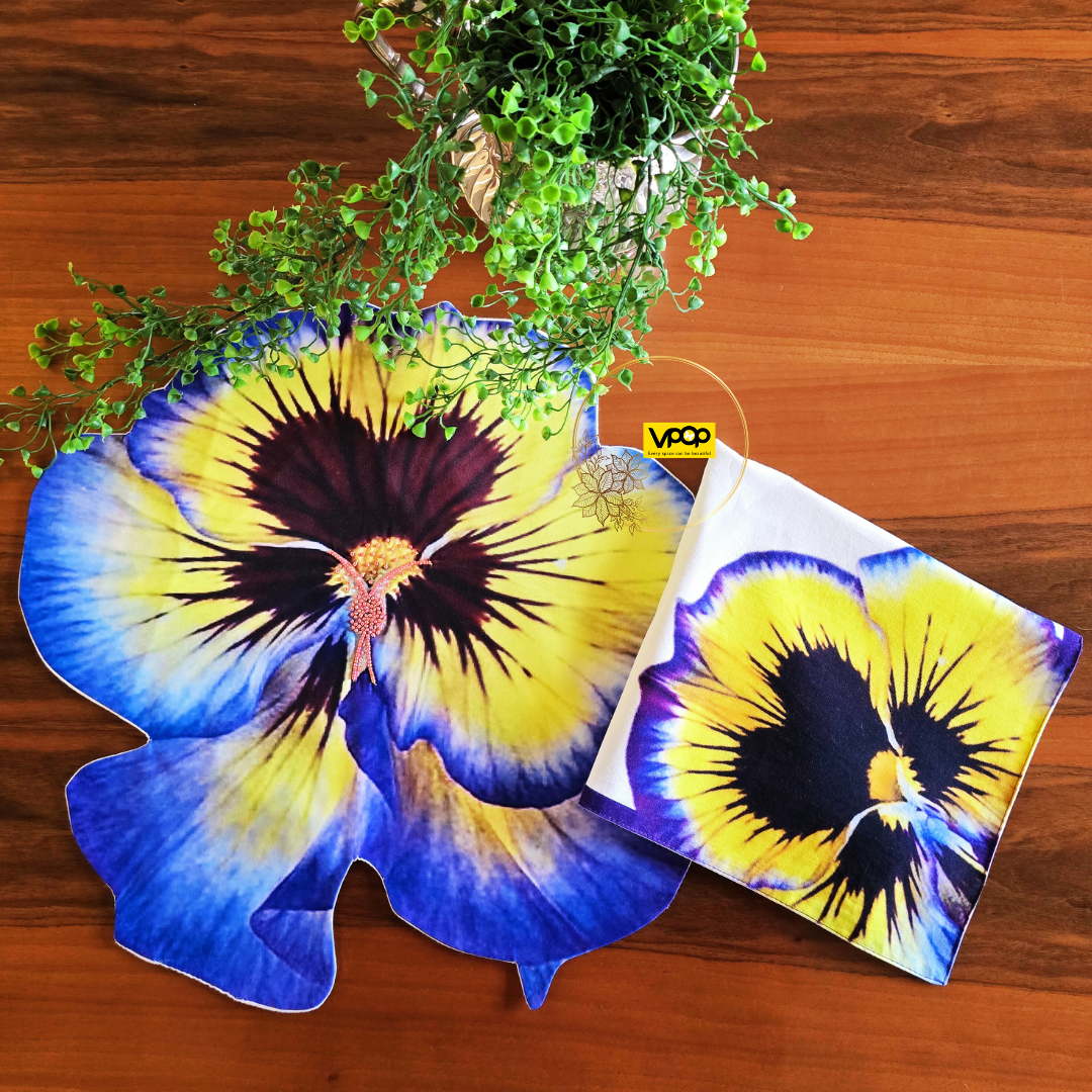 Viola Pansy Placemat Set