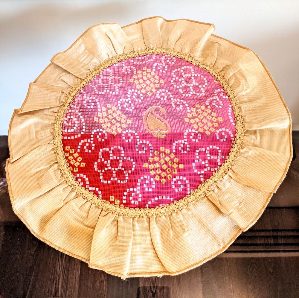 A set of 2 Thali Covers